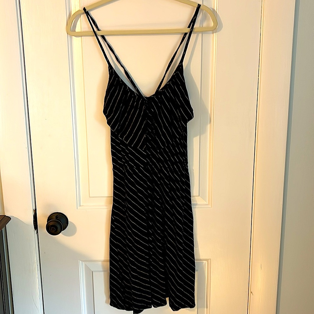 Roxy Gold & Black Spaghetti Strap Dress